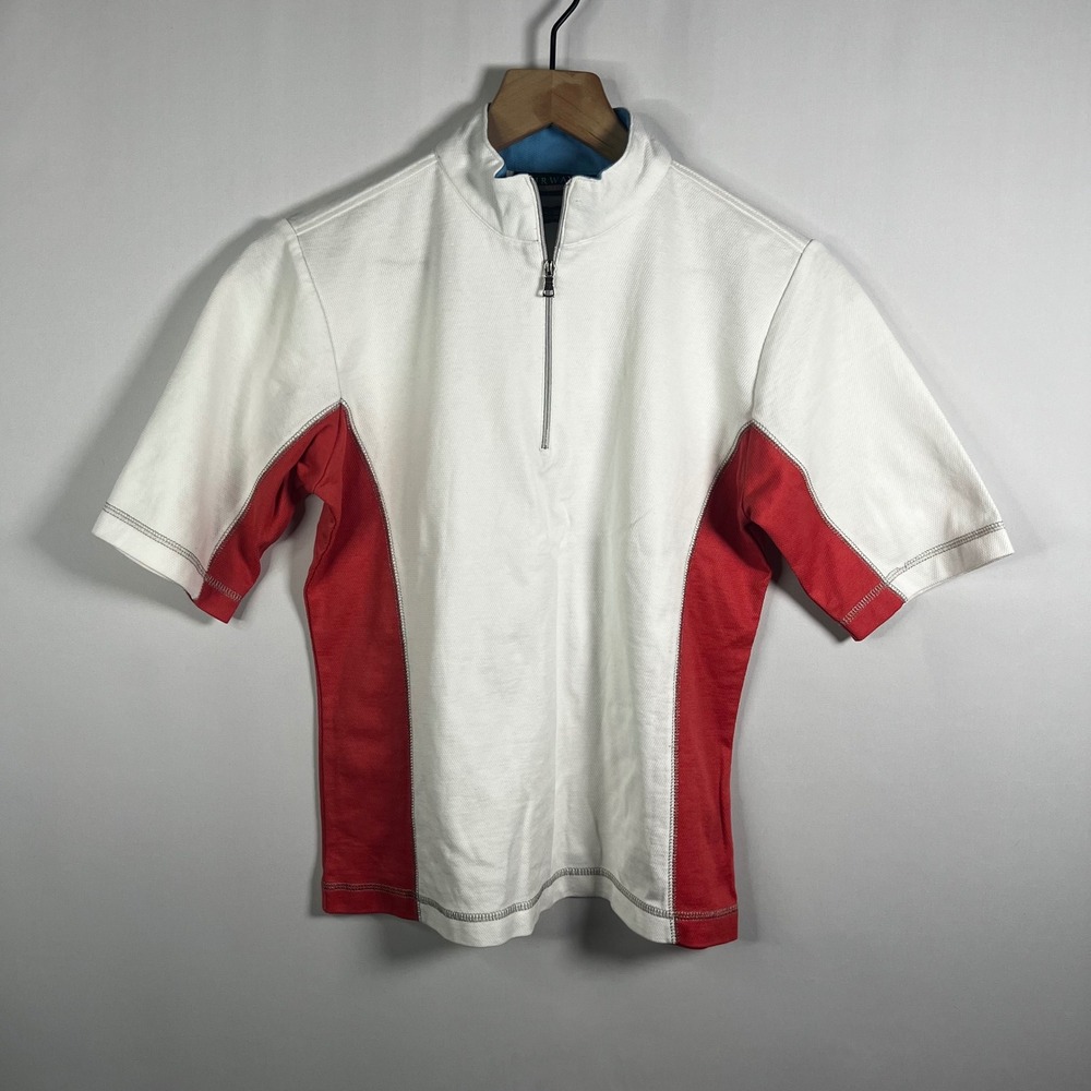 Fairway Golf &‎ Resort Shirt Women Small Dry-Sonic Moisture Wicking Quarter Zip